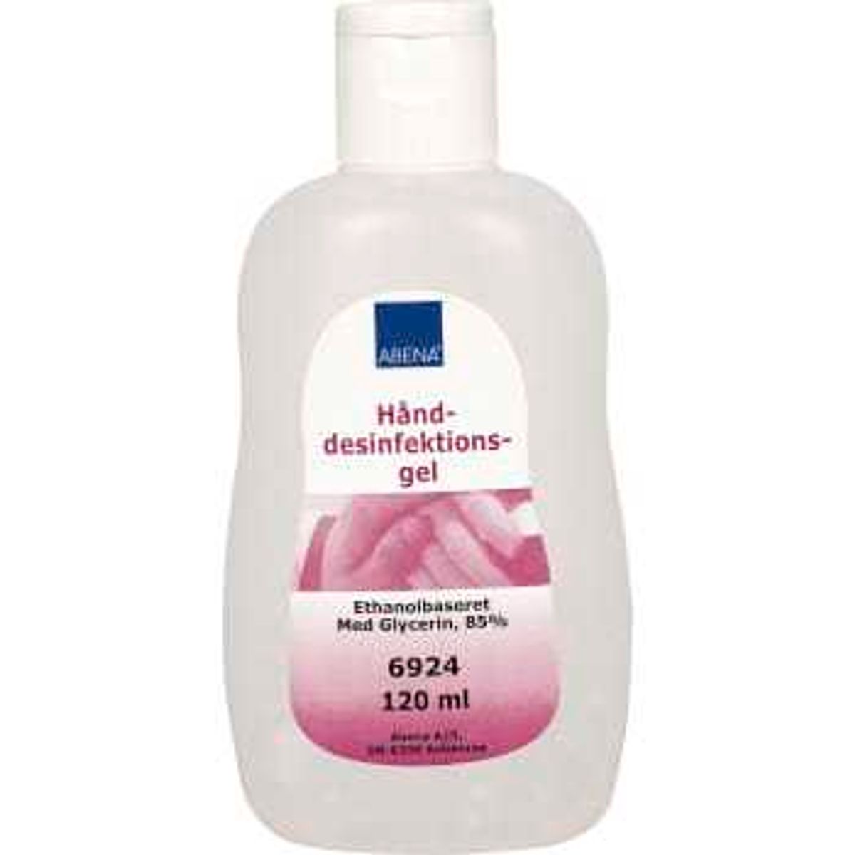 PLUM Abena hånddesinfektionsgel med vippelåg, 120 ml