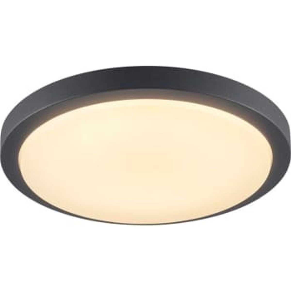 SLV Væg-/loftlampe Ainos, LED 21W 3000K, 1430 lumen, antracit, IP44