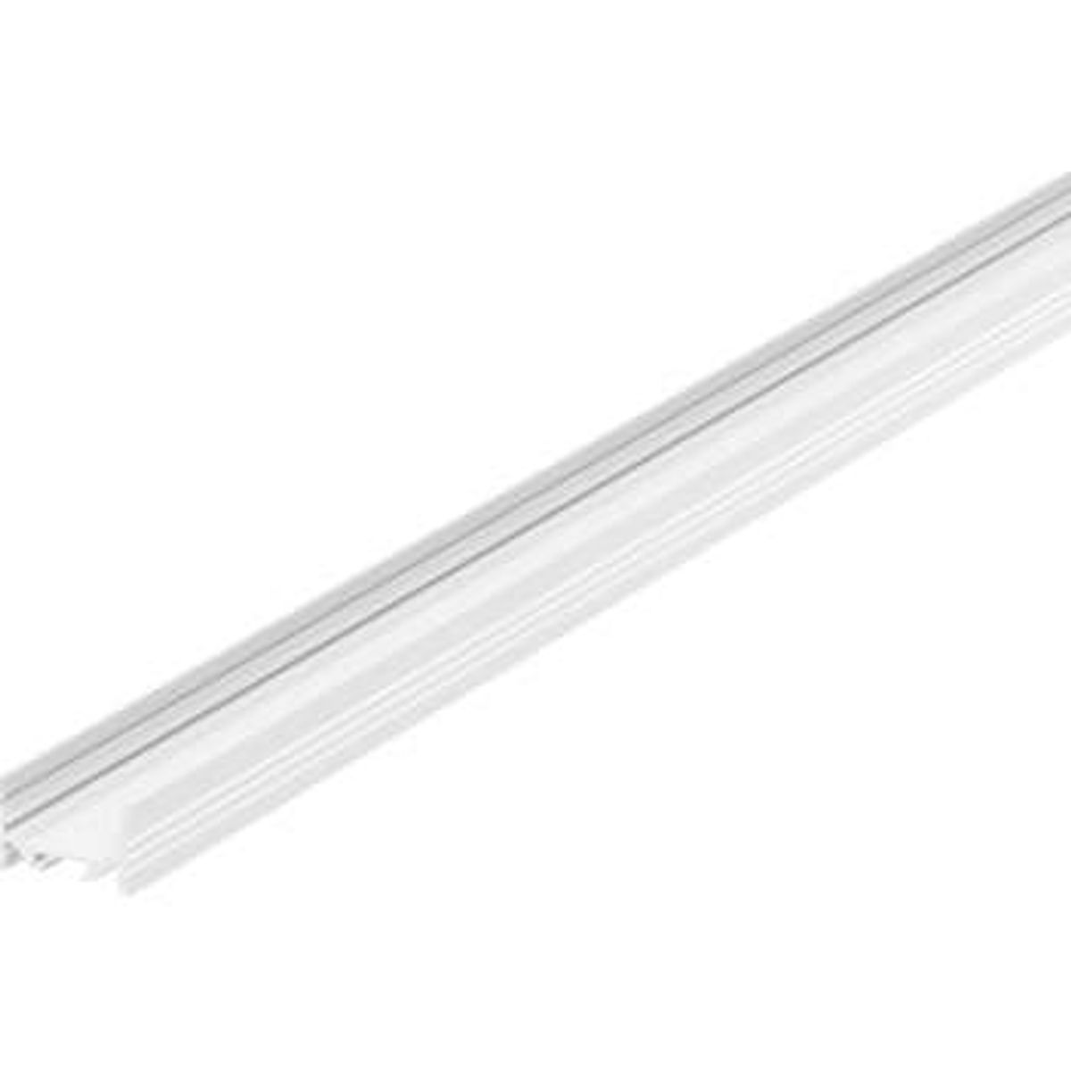 SLV GRAZIA 20 LED påbygningsprofil, flad, rillet, 3m, hvid