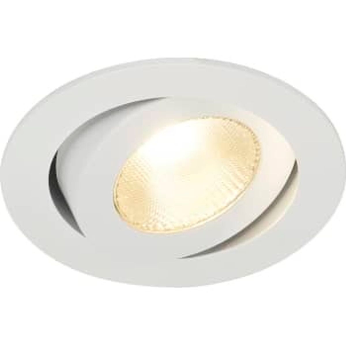 SLV KANTONE justerbar, round, hvid, 13W LED, varm hvid