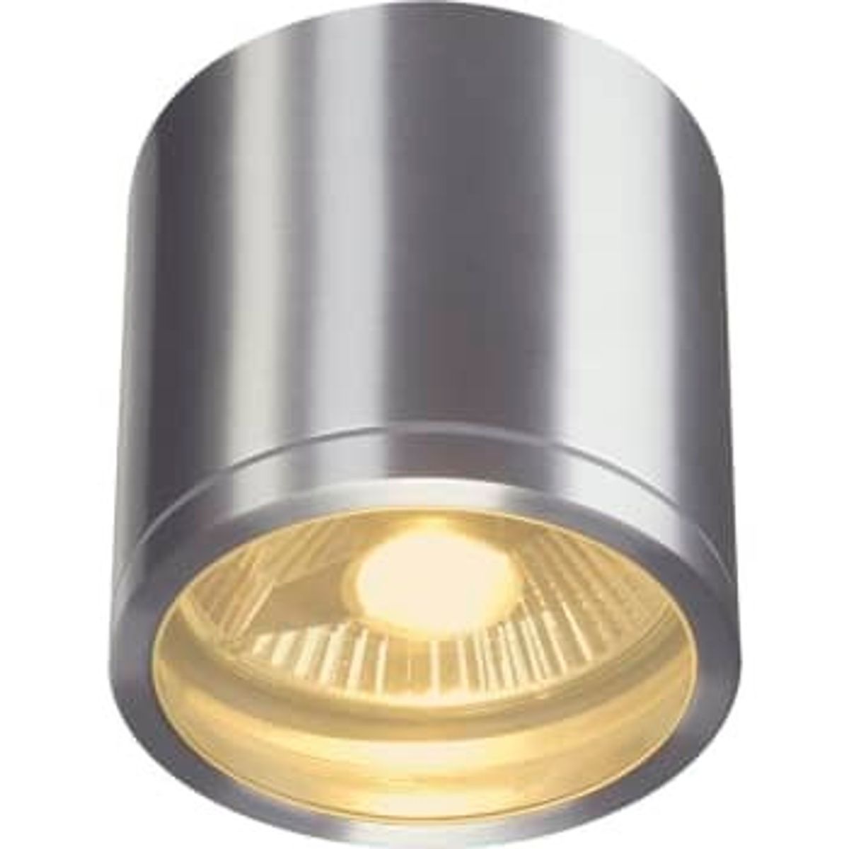 SLV Loftlampe Rox, GU10 (QPAR111), børstet alu, IP44