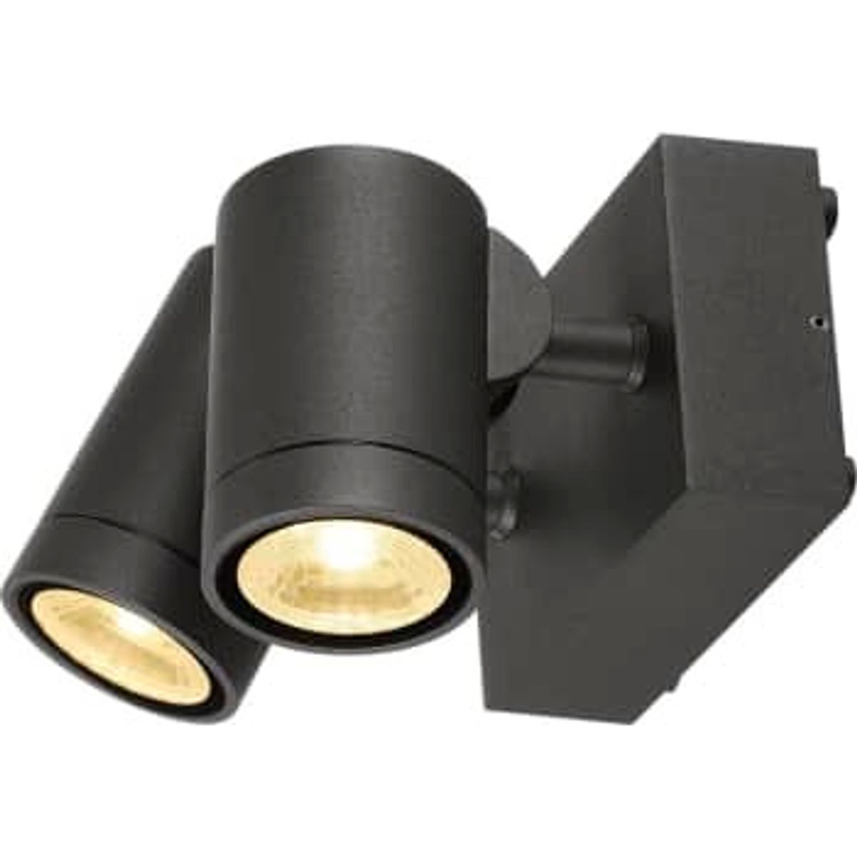 SLV Væg-/loftlampe Helia, LED 2x8W 3000K, 450 lumen, antracit, IP55