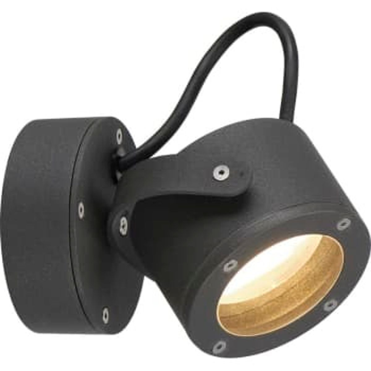 SLV Væg-/loftlampe Sitra 360, GX53, antracit, IP44