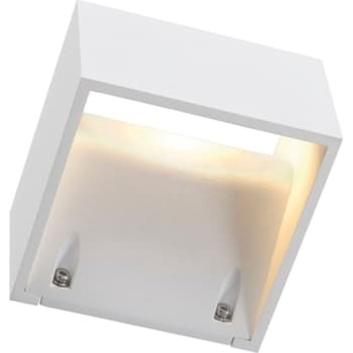 SLV Væglampe Logs, LED 6W 3000K, 650 lumen, hvid, IP44