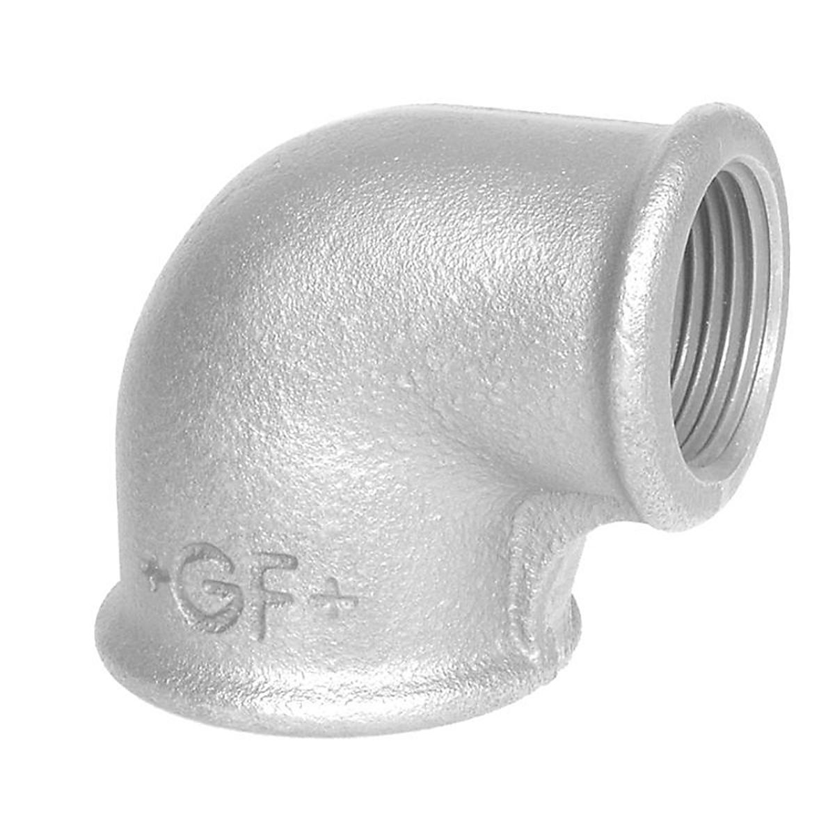 Georg Fischer vinkel 90° galvaniseret reduceret 2-1.1/4'' muffe-muffe