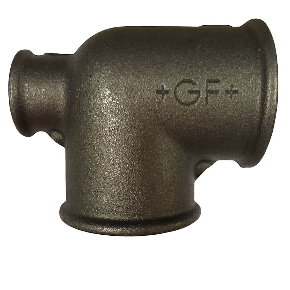 Georg Fischer tee 90° sort reduceret 2-2-3/4''