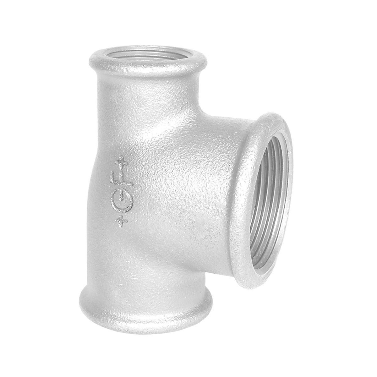 Georg Fischer tee 90° galvaniseret reduceret 1.1/4-3/4-1''