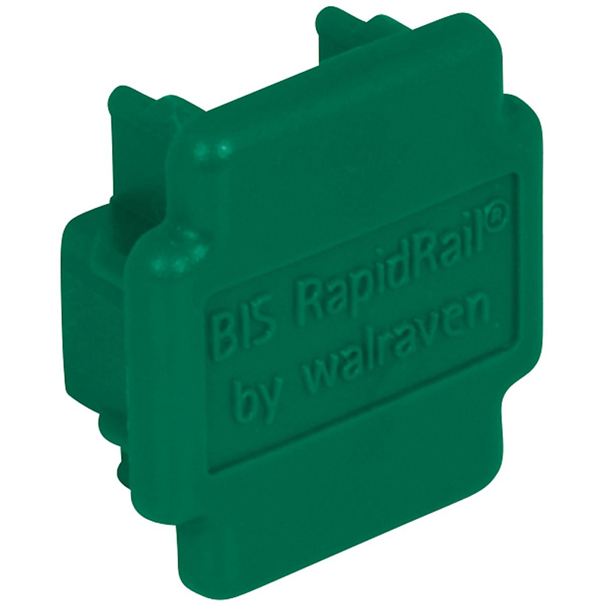 Walraven endeprop grøn plast PE til RapidRail WM35 - 38x40mm