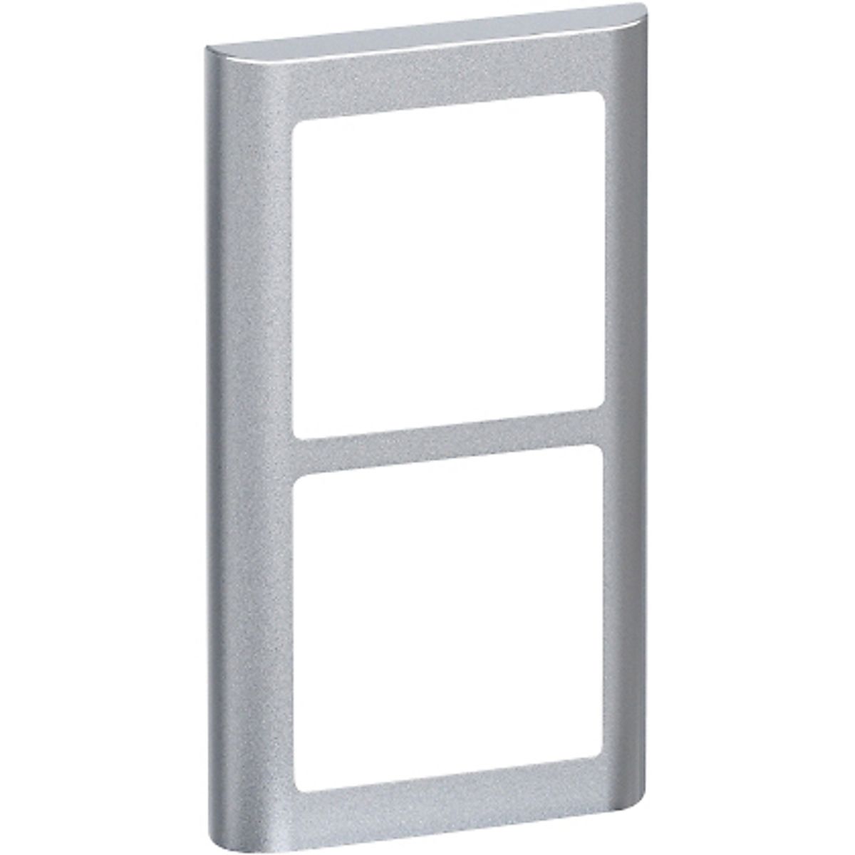 LK FUGA SOFT designramme Lodret 2 modul, Stålmetallic, AAK560D7020