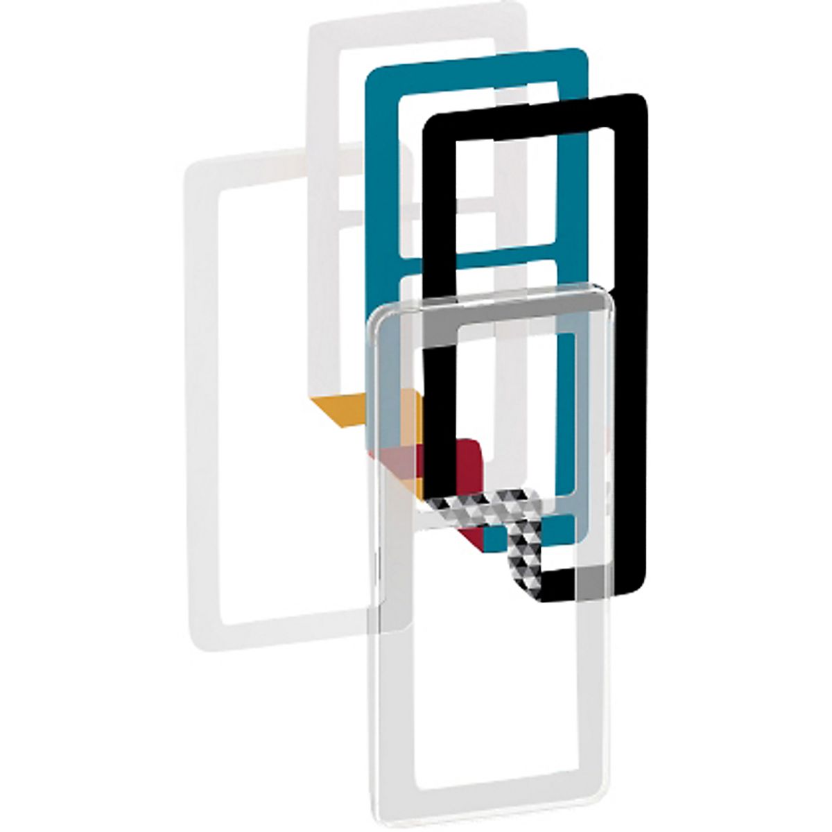 LK FUGA CHOICE ramme 2,5 modul, Transparent, AAK560D8525