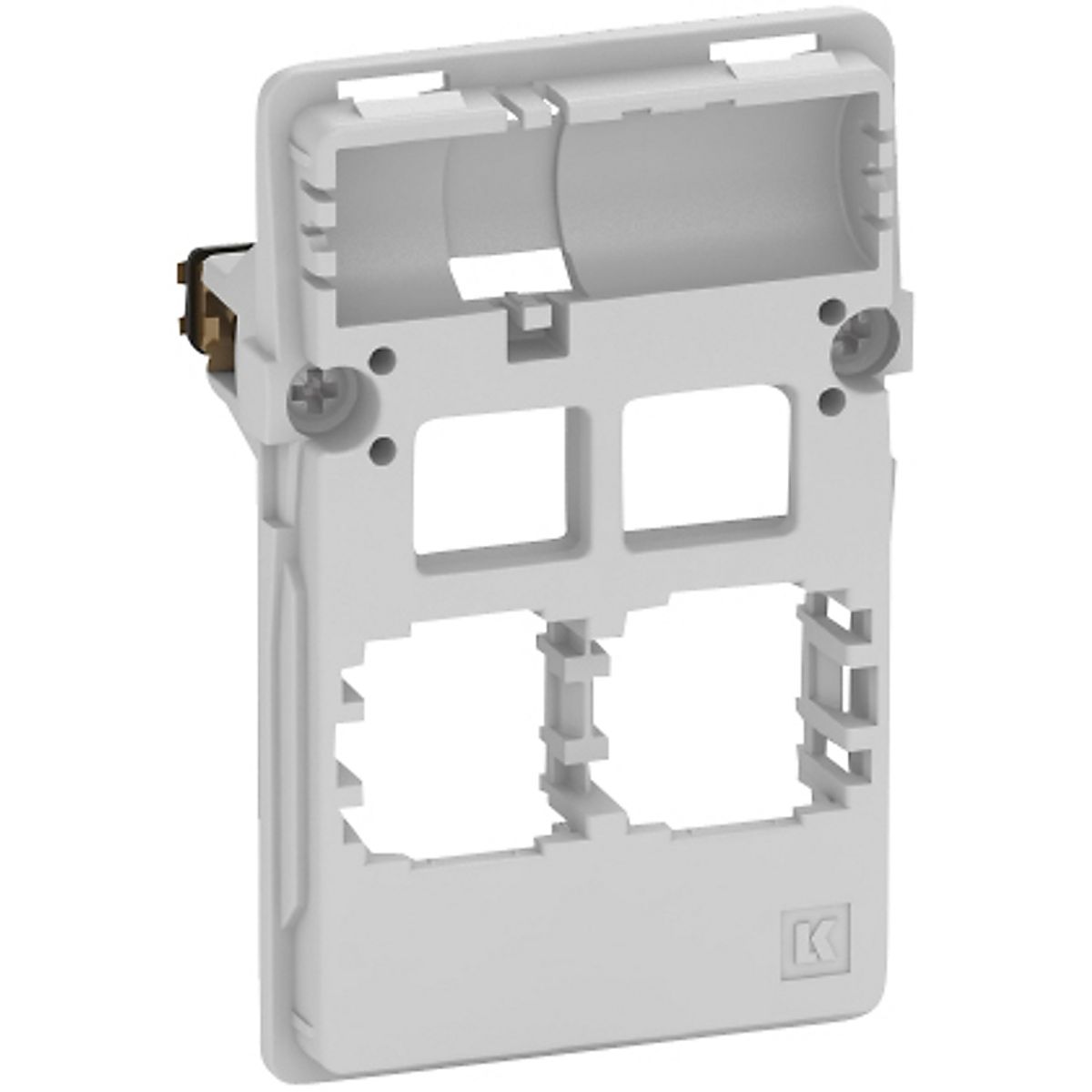 LK FUGA Dataudtag Actassi for 2xRJ45 1,5 modul, indsats u/afd