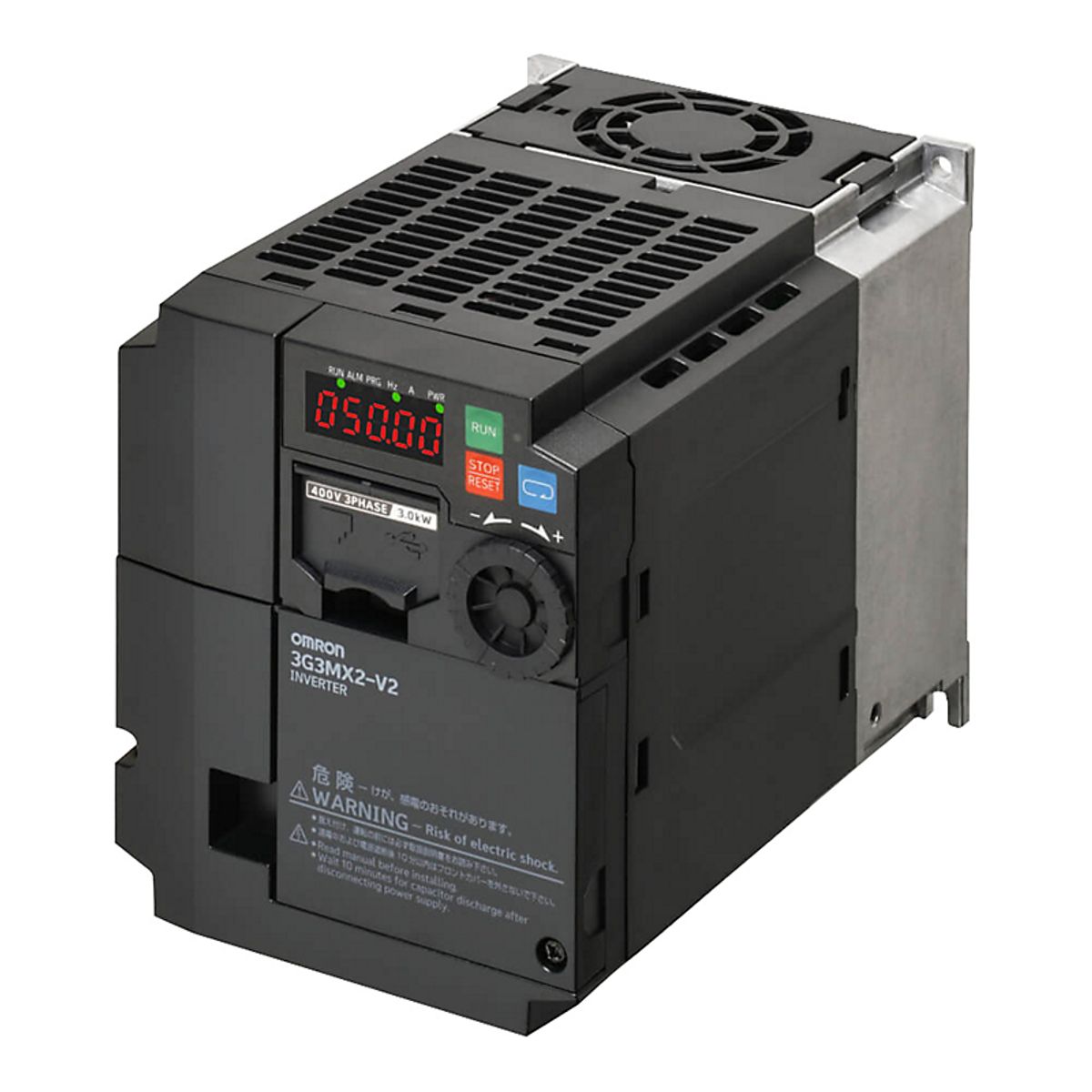 Frekvensomformer 1.5/2.2kW 4.8/5.4A 3 fase, 3G3MX2-A4015-EV2, 709489