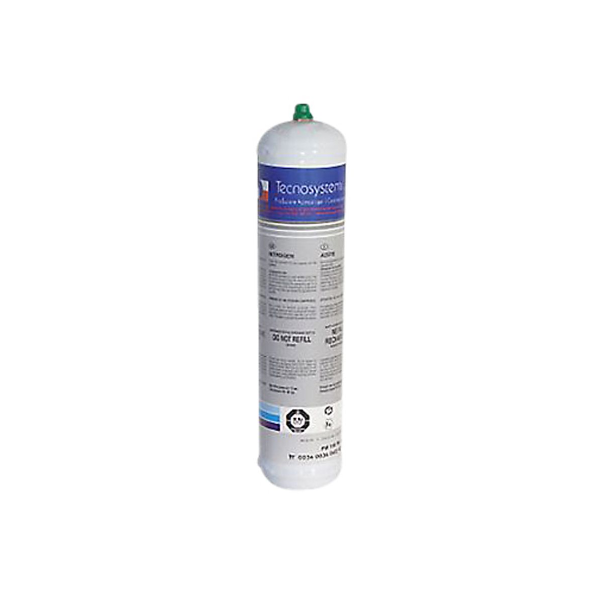 Tecnosystemi Nitrogen (OFN), 1 l, 1 kg, service gas, UN 1066, engangsflaske