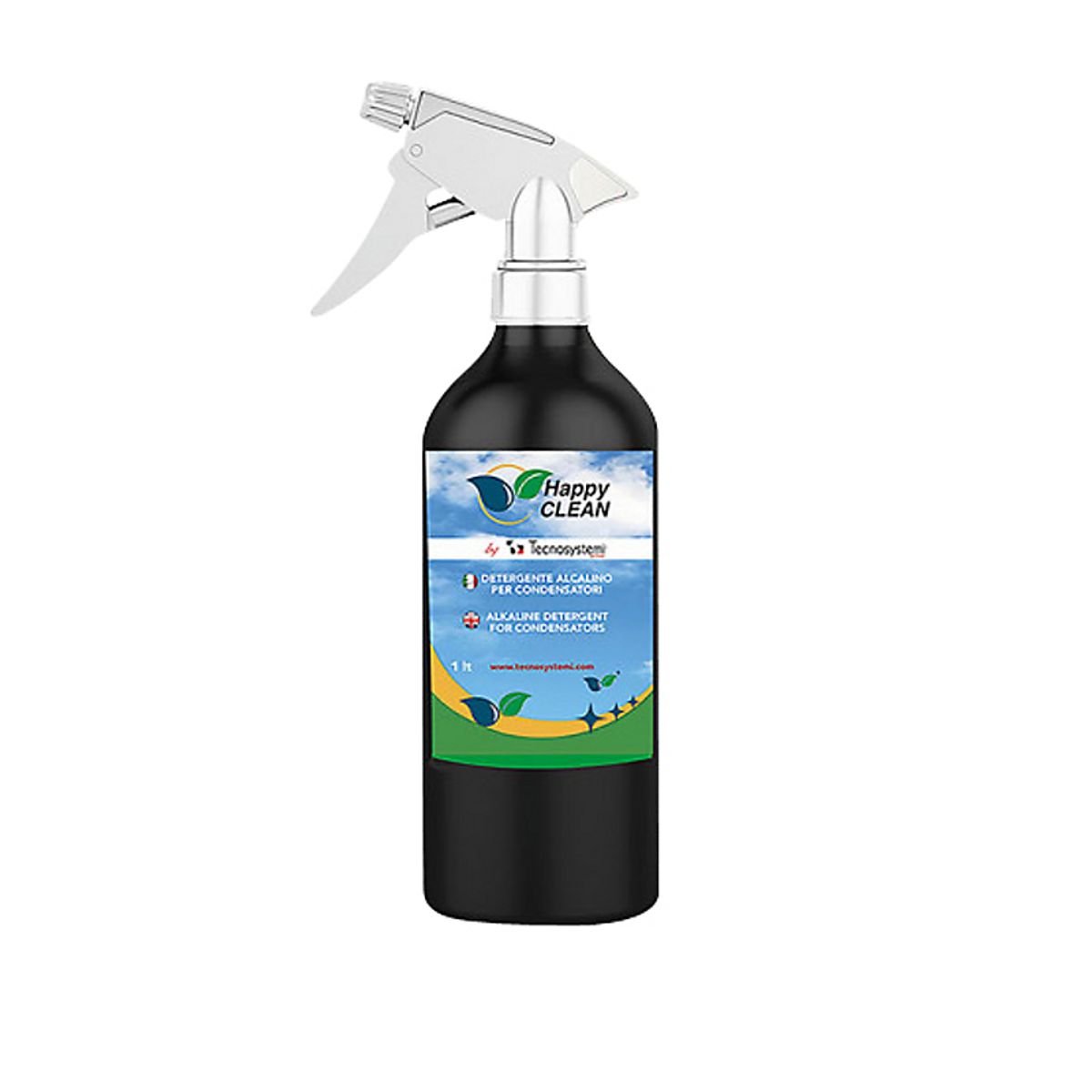 Tecnosystemi alkalisk vaskemiddel 750 ml. Fjernelse af organiske rester, fedt, olier & smog