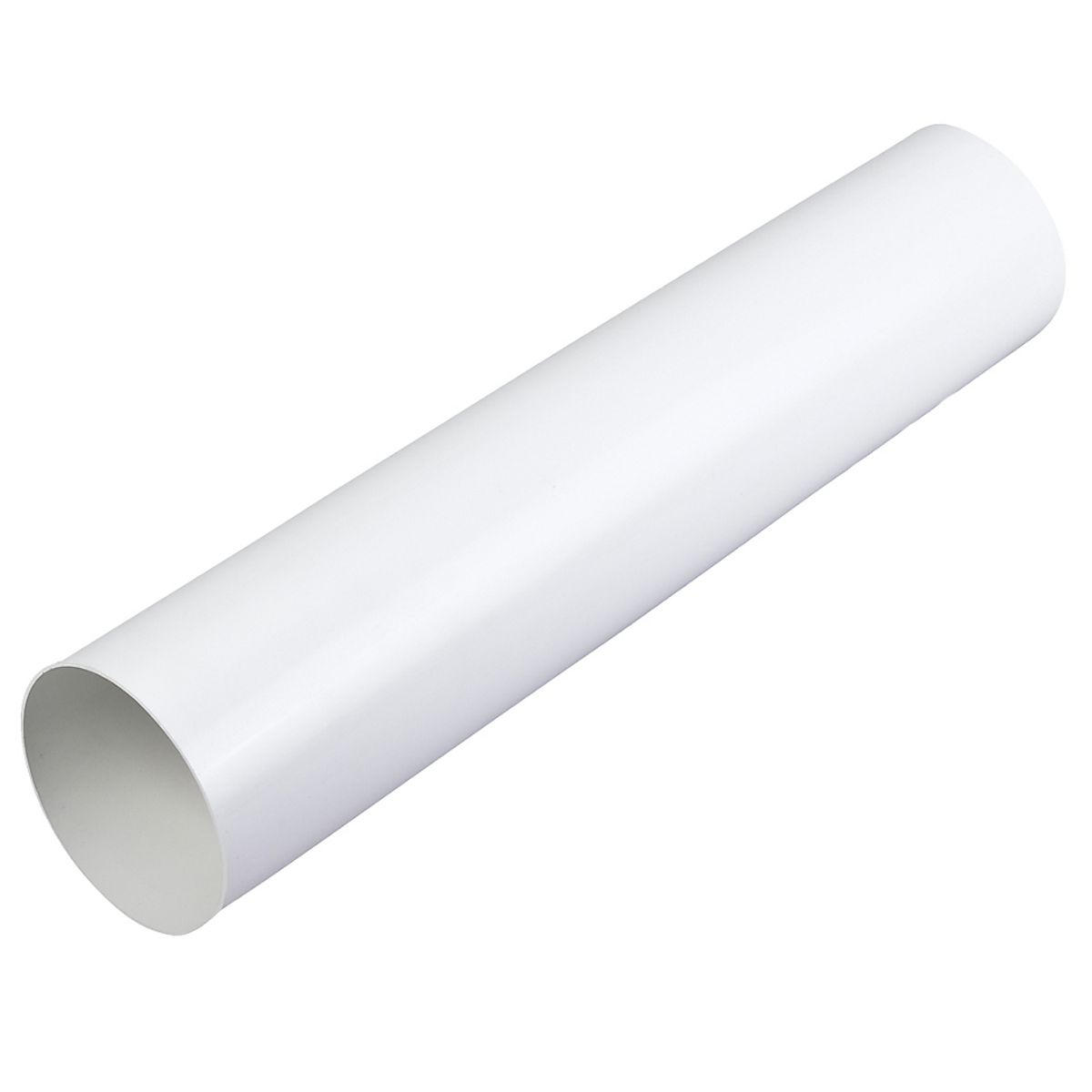 Duka Ventilationsrør Ø125X500MM. Hvid plast fremstilles i 2mm pvc