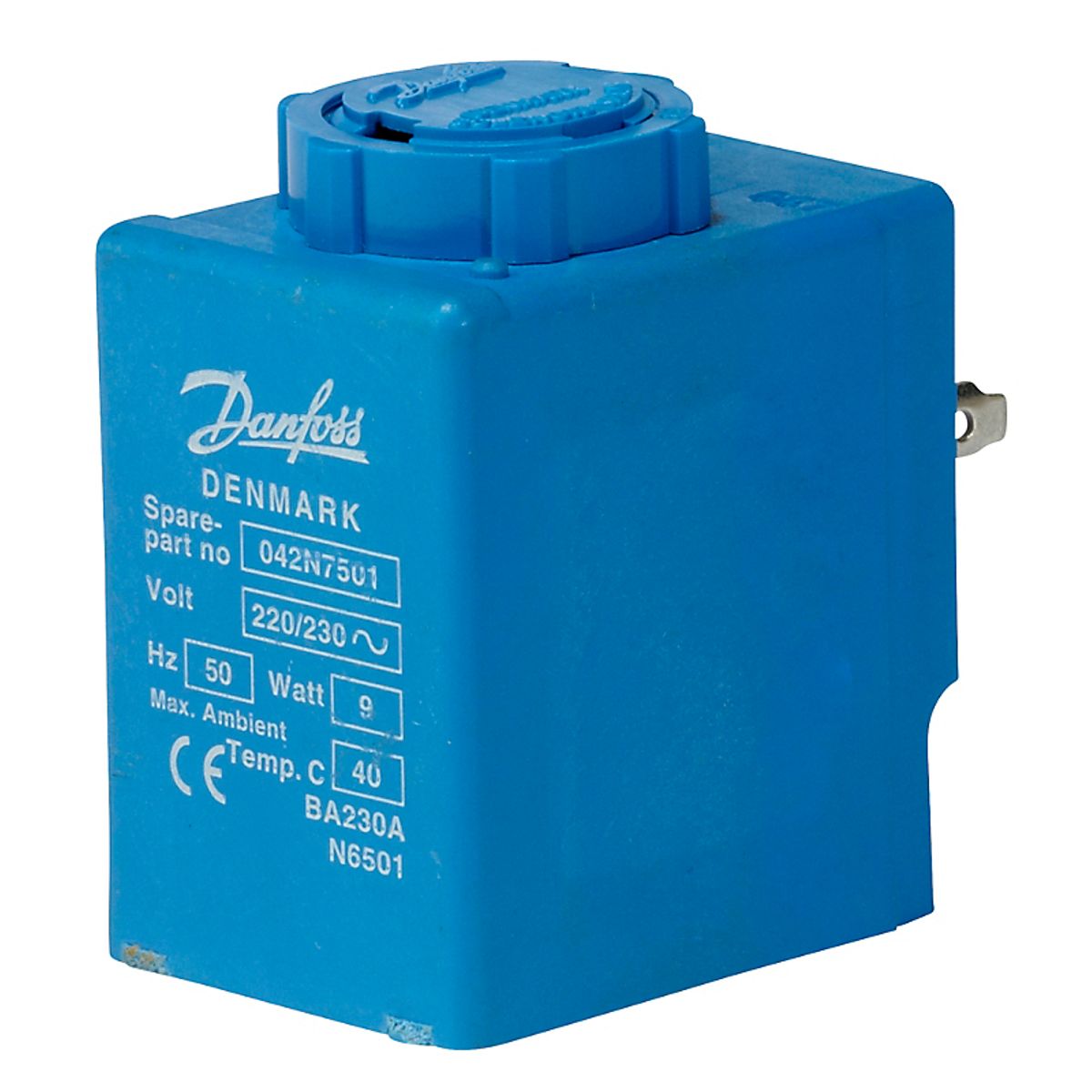 Danfoss BA230A spole, 230V, 50Hz, 12W, Spader