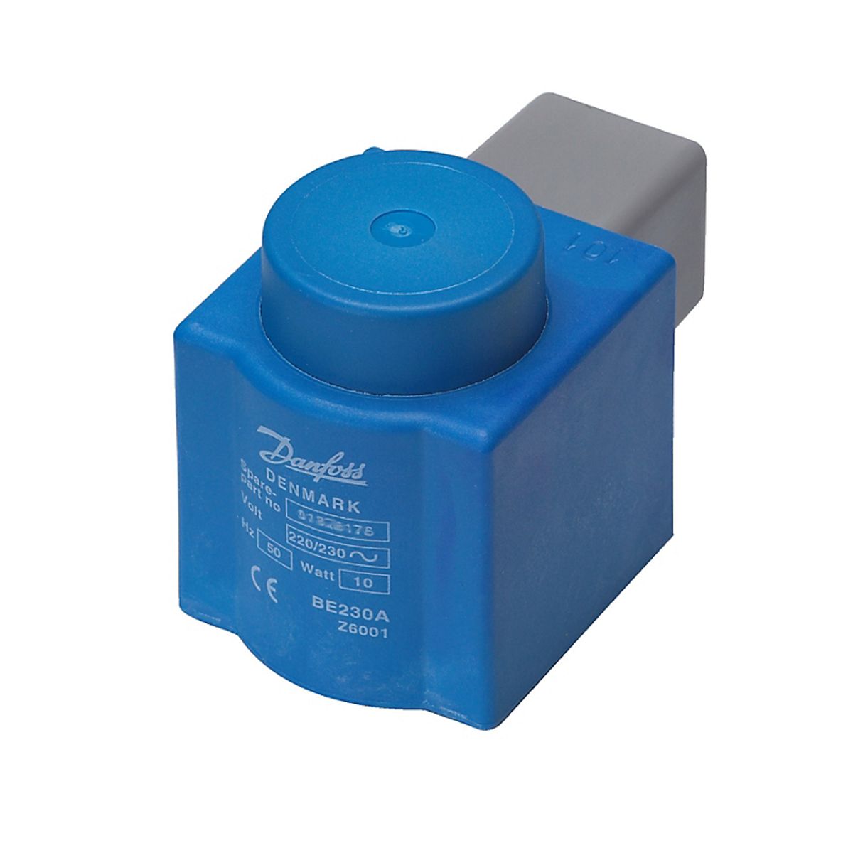 Danfoss BE230DS spole, Spole til magnetventil, Klemkasse, 230 V, DC, IP67, Multipak 018F6781