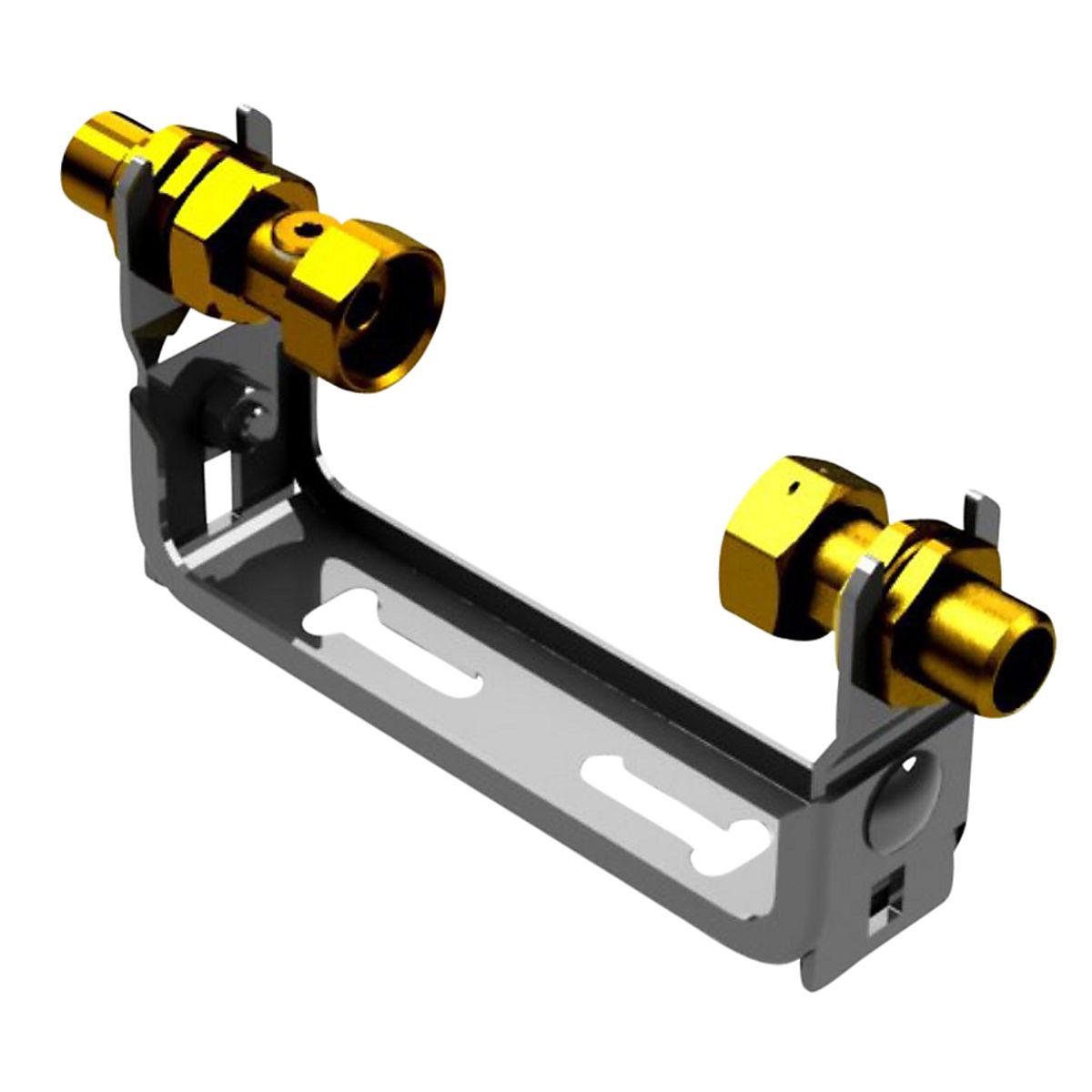 JCH vandmålerbeslag til Q3 10 (QN6), 1 1/4''RG, L-260 mm med kontrollerbar kontraventil, kan justeres