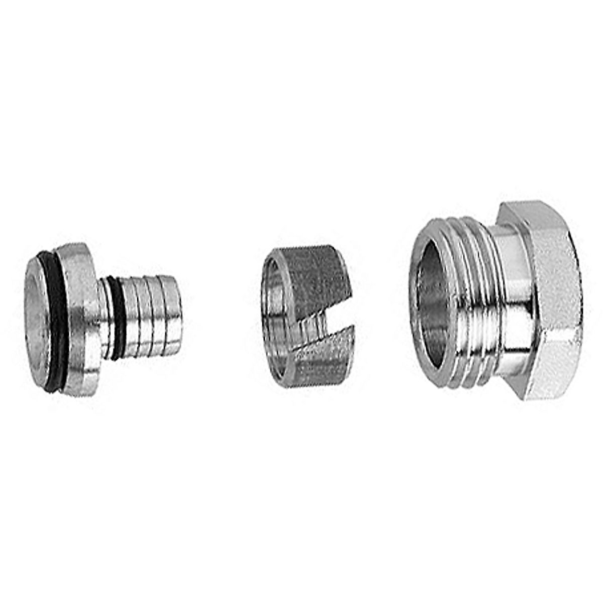 Danfoss Klemringsfittings Pex 1/2 Ø15-2,5mm 013g4147, 013G4147