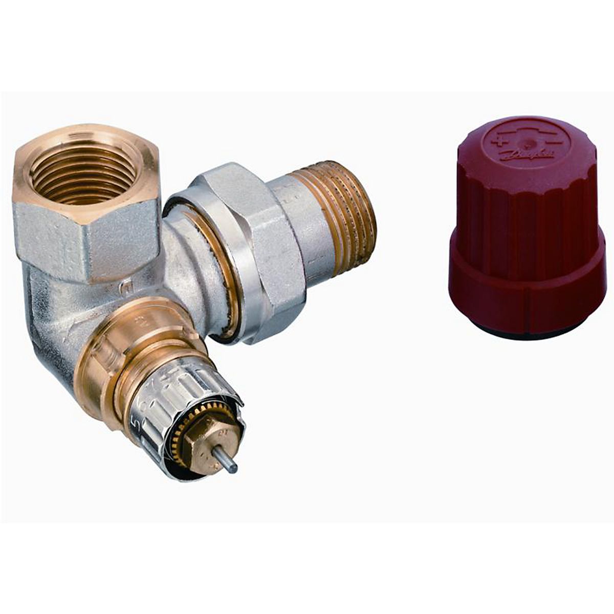 Danfoss RA-N radiatorventil 10, 3/8'' højremonteret sideløb, 013G0231