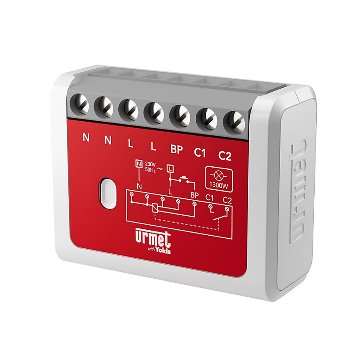 Yokis Indbyg. Relæ Elektronisk Kip/Timer MTR1300EB-UP skrueklemmer