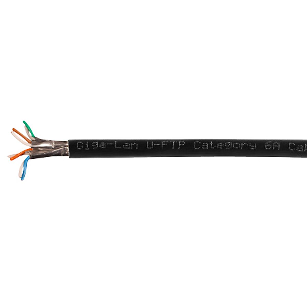 Datakabel Kat6A U/Ftp 4X2Xawg23 Pe Sort, Til afklip