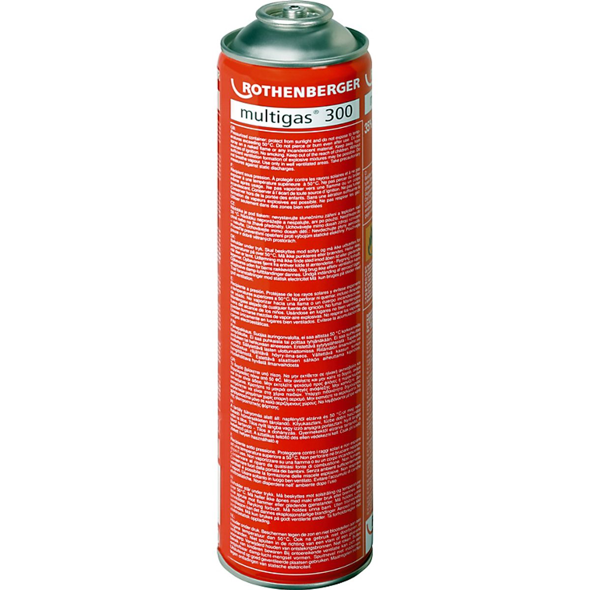 Rothenberg Multi UN 23037 gasflaske 600 ml. små, indeholdende gas 2.1