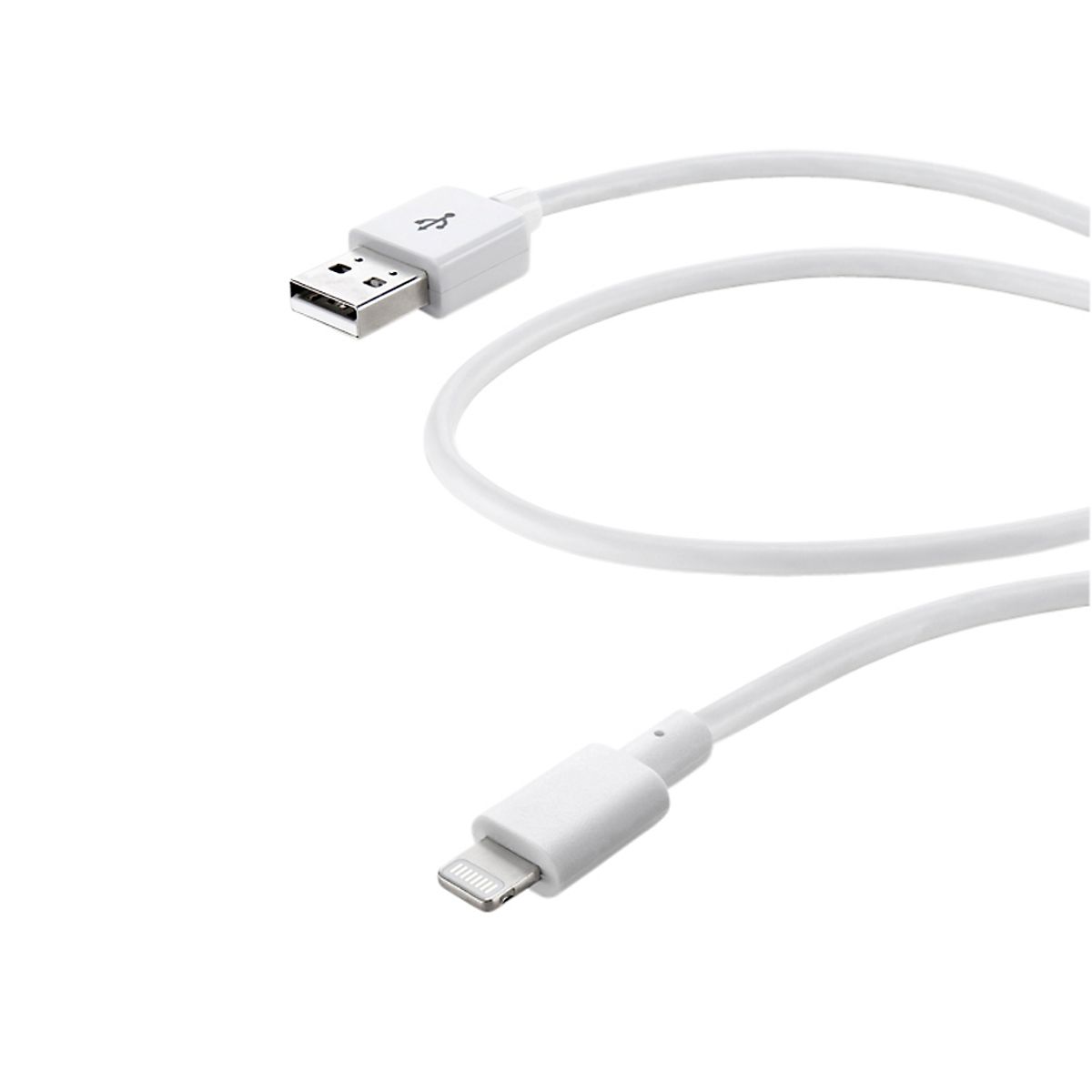 CL data-ladekabel, light 1m Til iPhone : 5,6,7 samt Ipad : Air, Air 2 og iPad mini