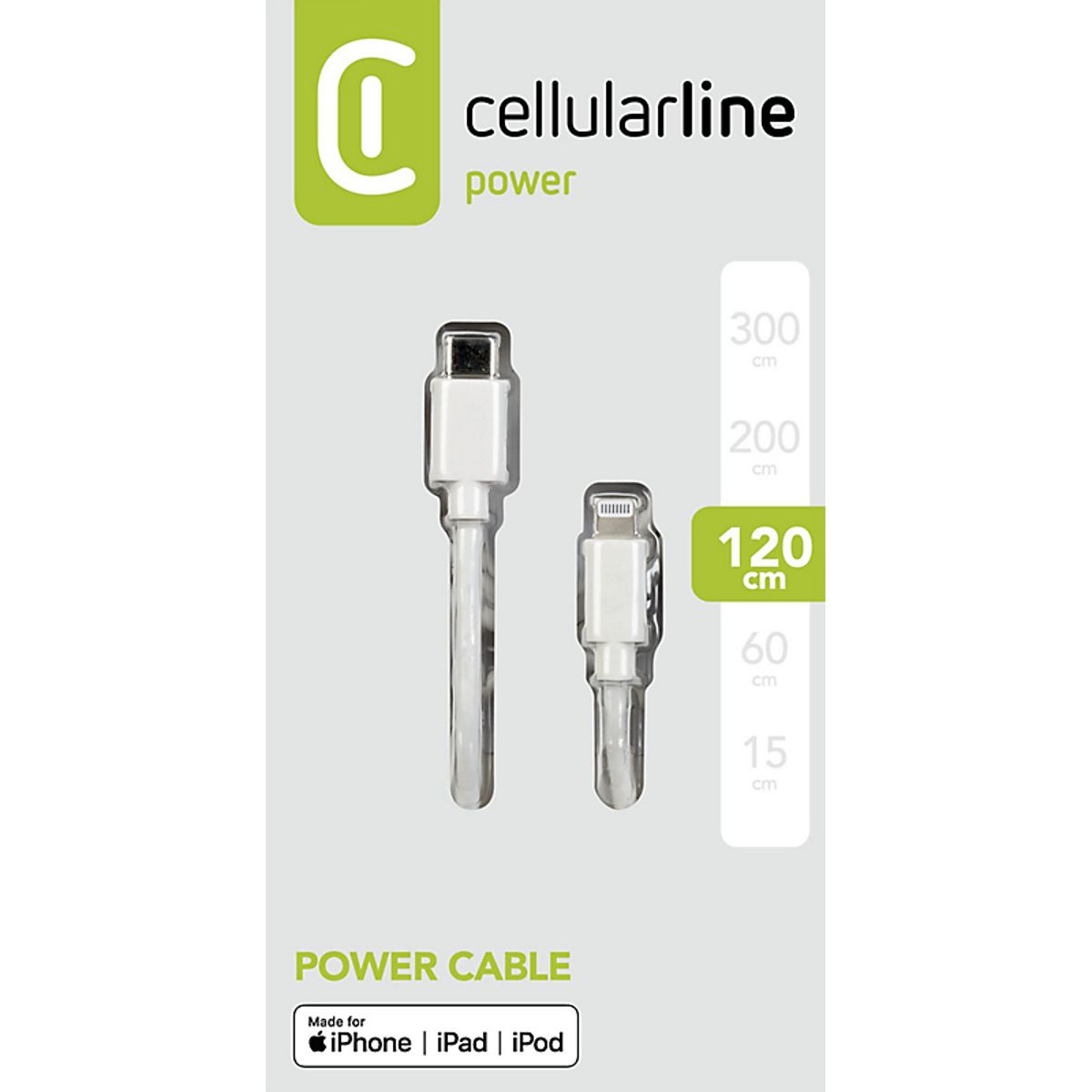 CL data-ladekabel, ligh til iphone 5 og opefter med usb-c