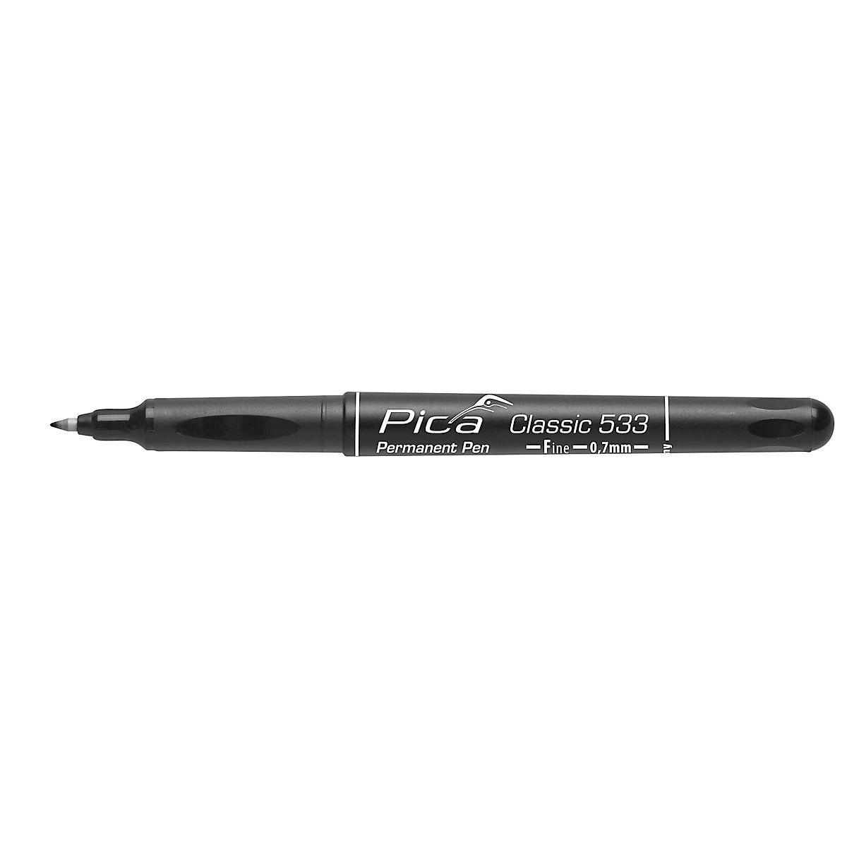 Pica pen classic 533 Marker sort 0,7mm fine, vandfast samt gnidningsfast