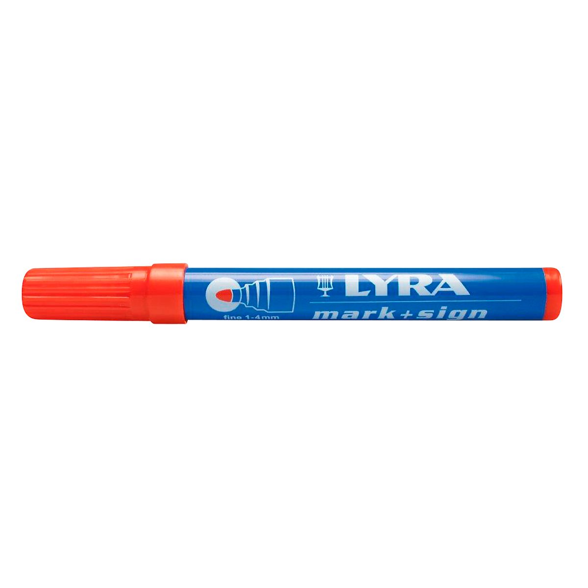 Lyra Speedmarker rød 1-4mm Serie 4020 vandfast til glatte og porøse overflader