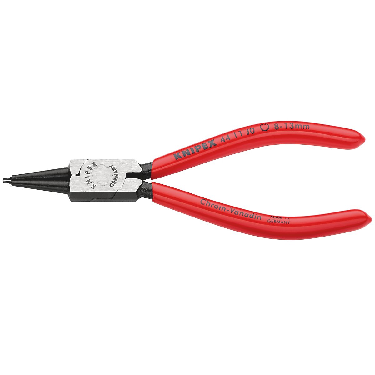 Knipex Låseringtang 320mm indv. lige Til låseringe 85-140mm, dyppet greb