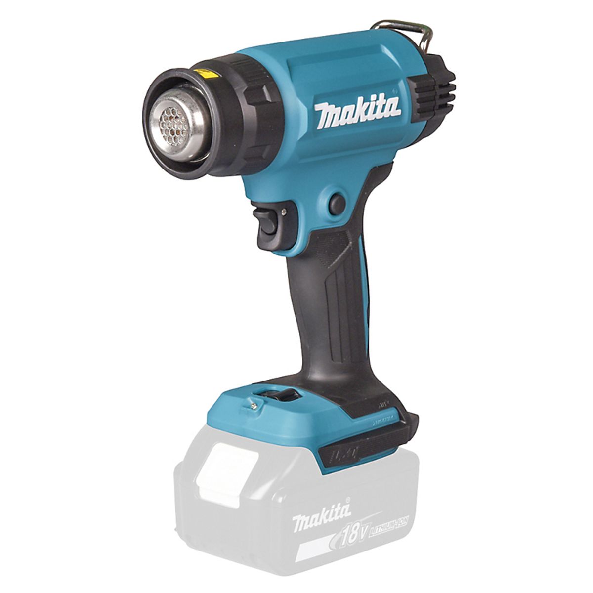 Makita varmluftpistol 18V DGH181, temp. fra 120-550 Lev. i kuffert uden batteri & lader