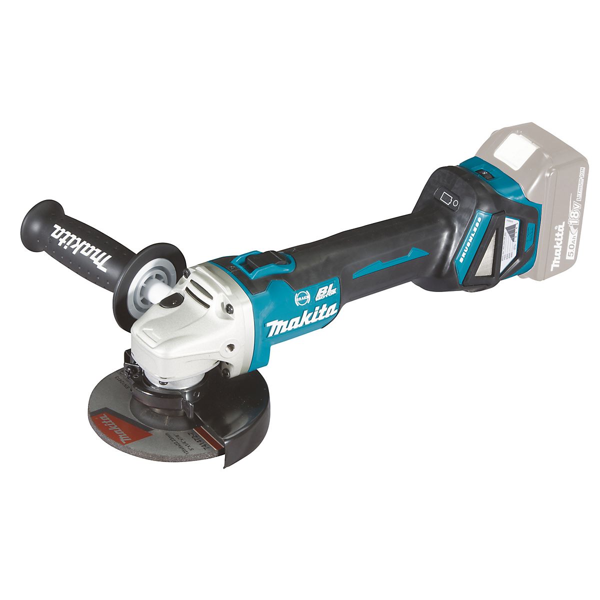 Makita vinkelsliber 18V DGA513Z, Ø125mm, uden batteri & lader