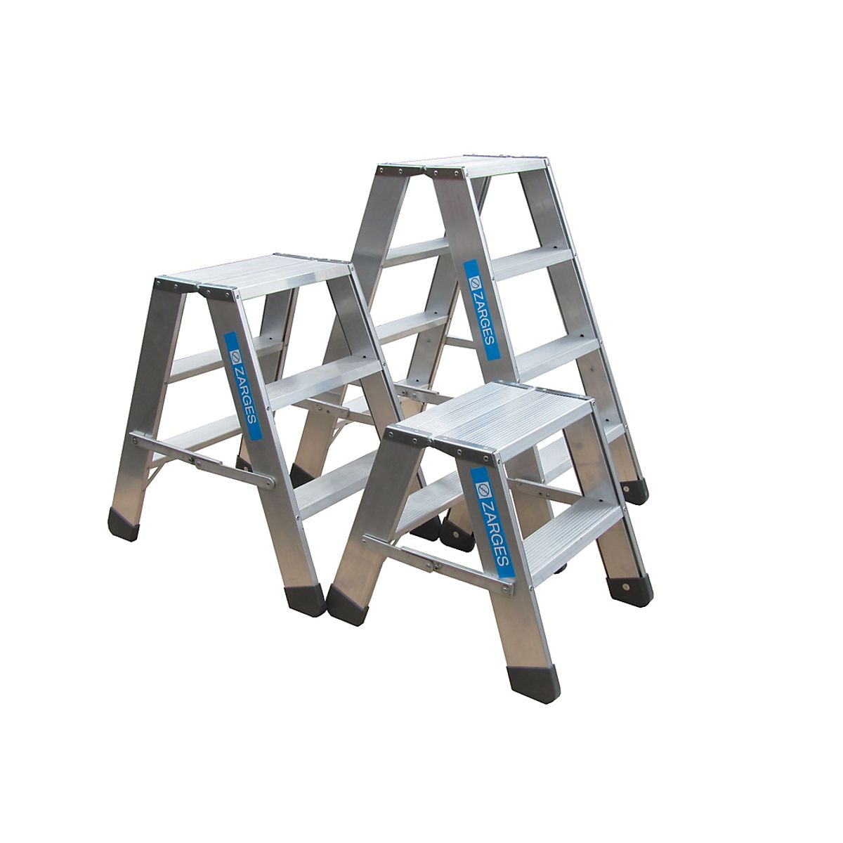 Zarges 49634 Arbejdsbuk aluminium 2x4 trin platform 375x230