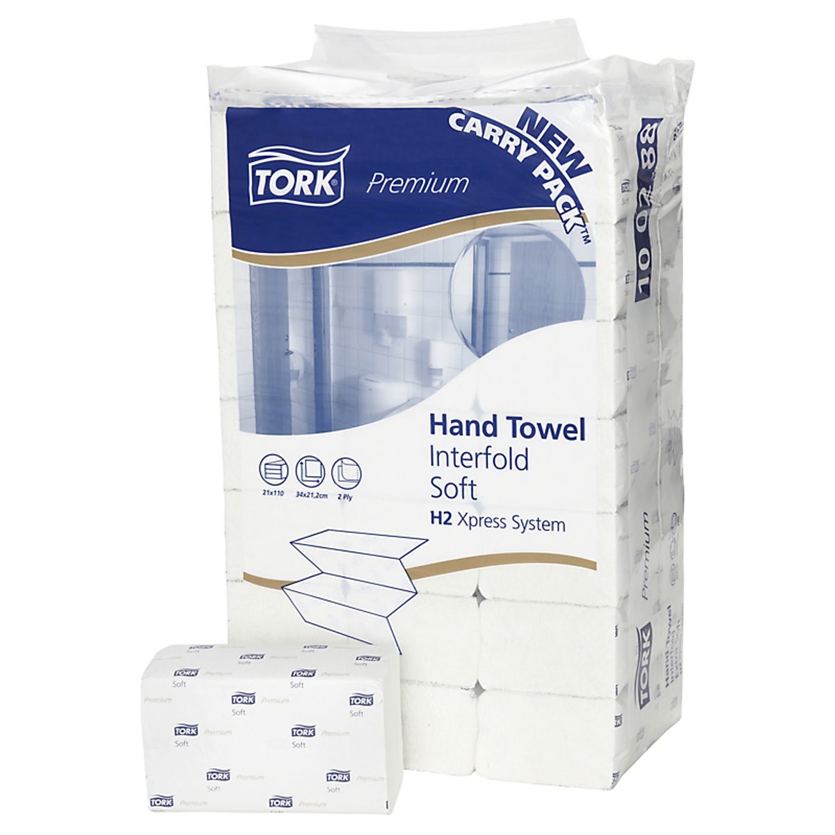 Tork premium håndklædeark interfold soft, H2