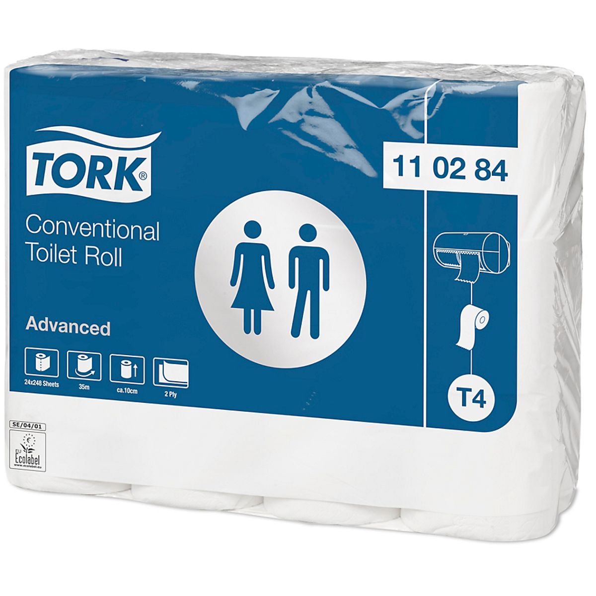 Tork Toiletpapir 24 ruller, 2 lag