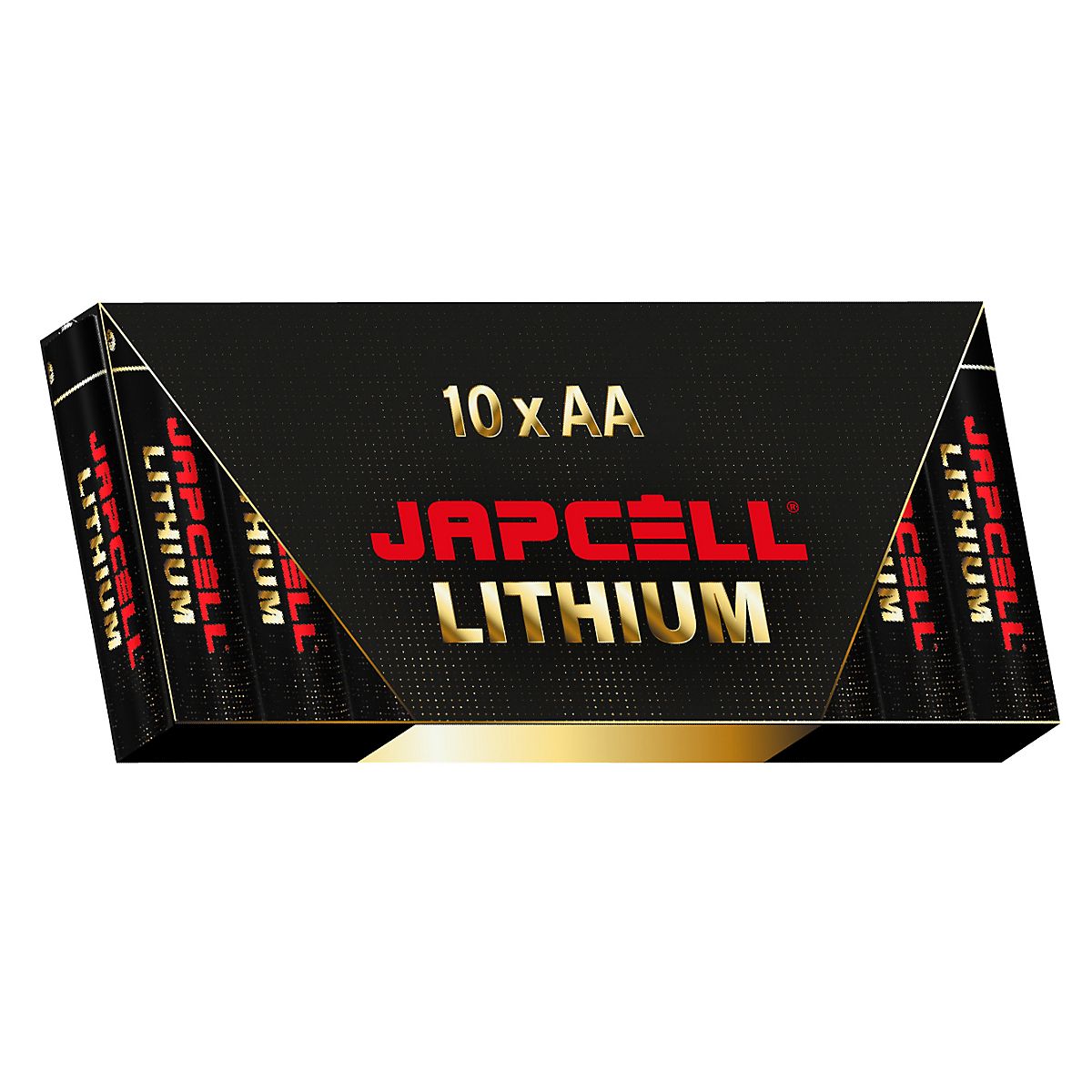 Japcell batteri 1,5V AA, Lithium, 3400 mAh, pakke a 10stk