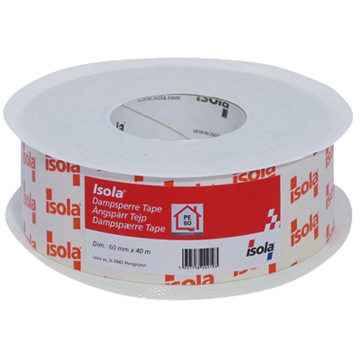 Isola dampspærre tape PE 50 50 mm - Rulle a 25 meter