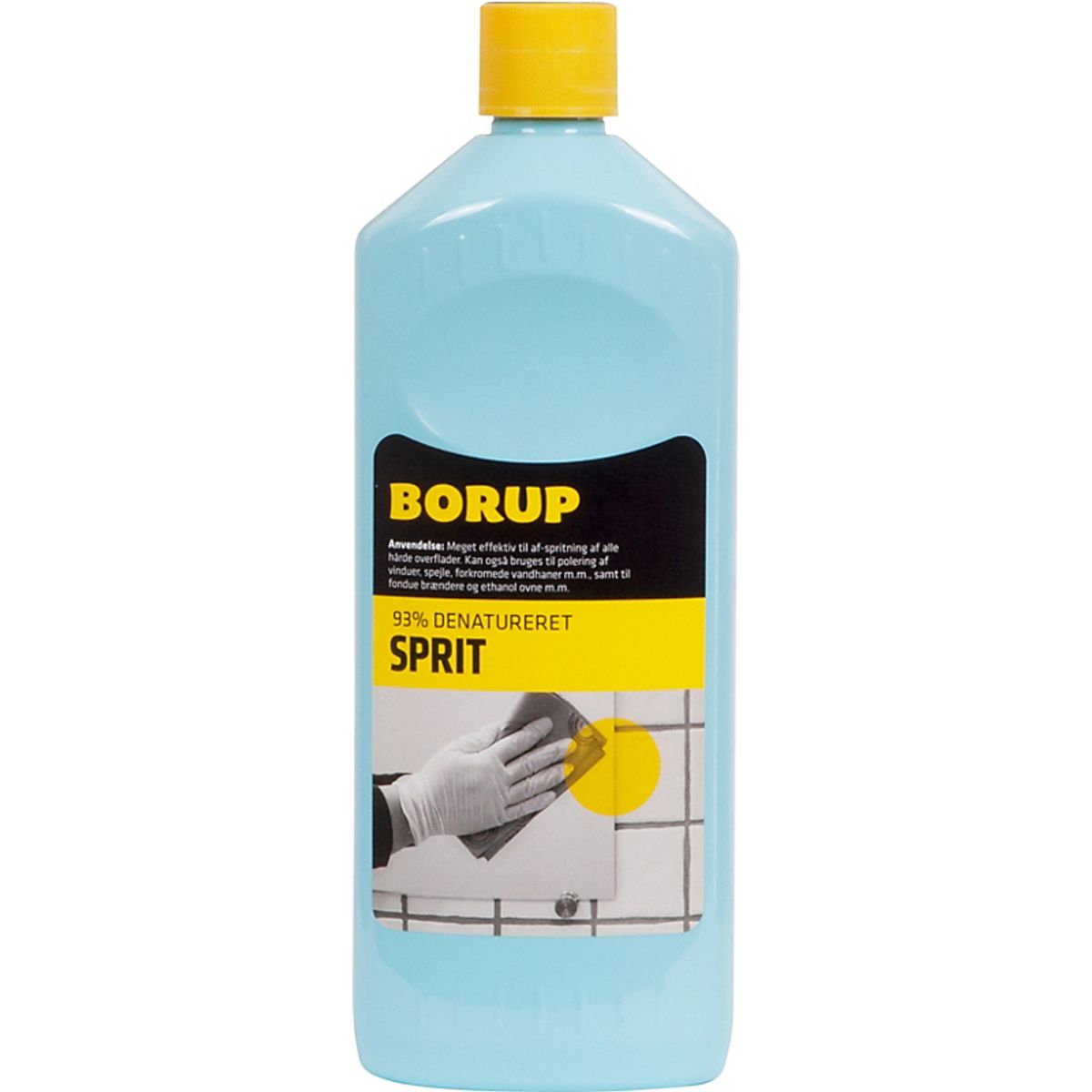 Borup Husholdningssprit 93% - denatureret Flaske a 1 liter