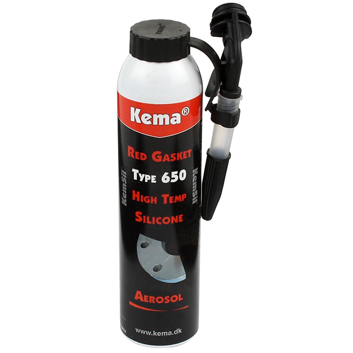 Kema RTV Gasket Red 650 silikonegummi stærk industri. 200ml