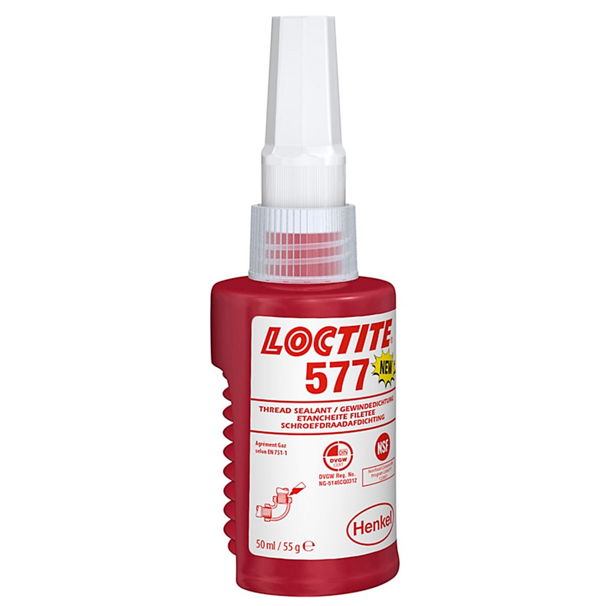 Loctite tætning 577 Gas/olie/vvs - 50 ml