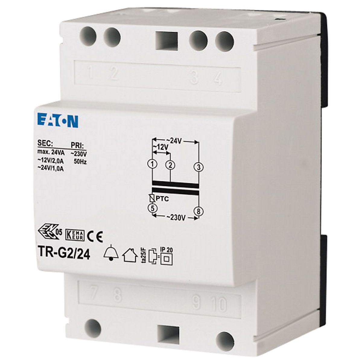 Eaton Trafo f/din 230/12-24v tr G2/24 (Ac)