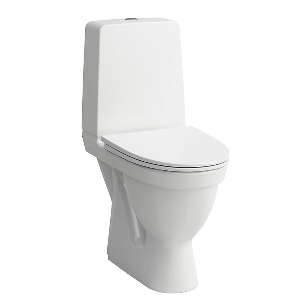 Laufen kompas Comfort toilet med s-lås 46, 650x360x880mm, rimless, lim, med LCC