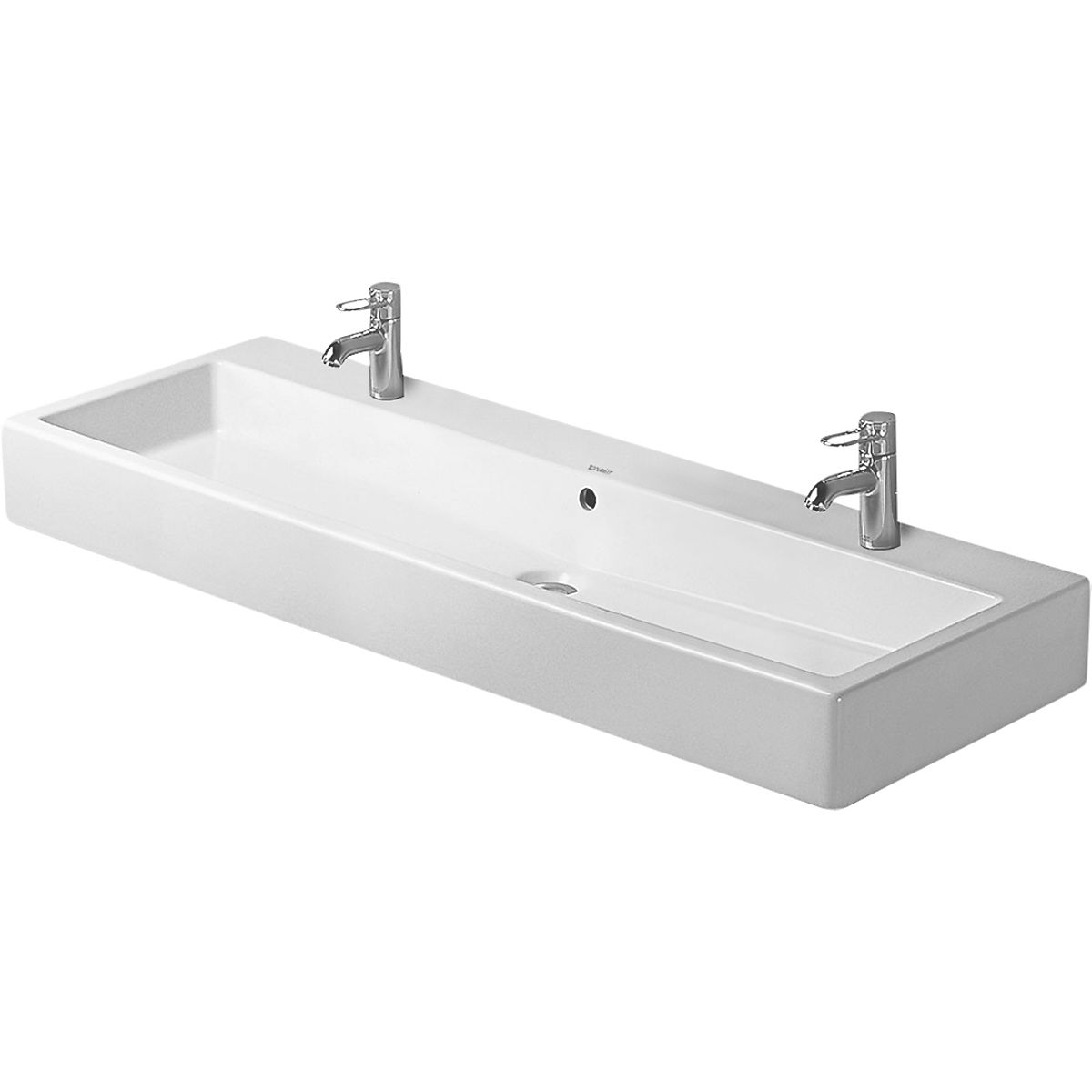 Duravit Vero håndvask 1200x470mm med 2 hanehul