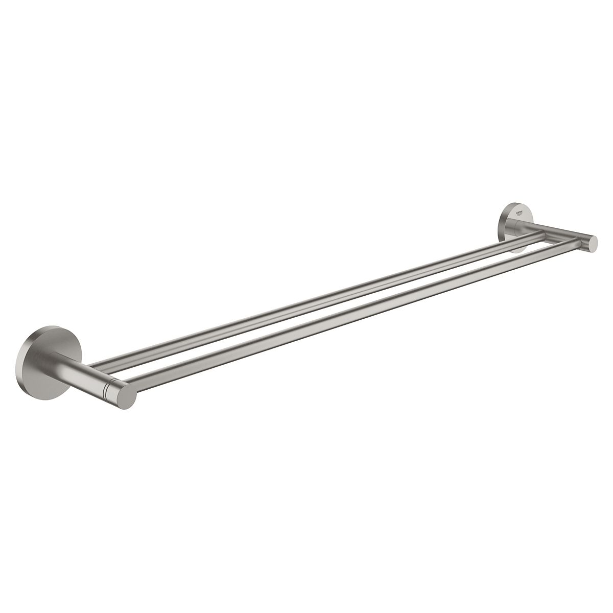 GROHE Essentials Dobbelt håndklædestang 600 mm. Supersteel