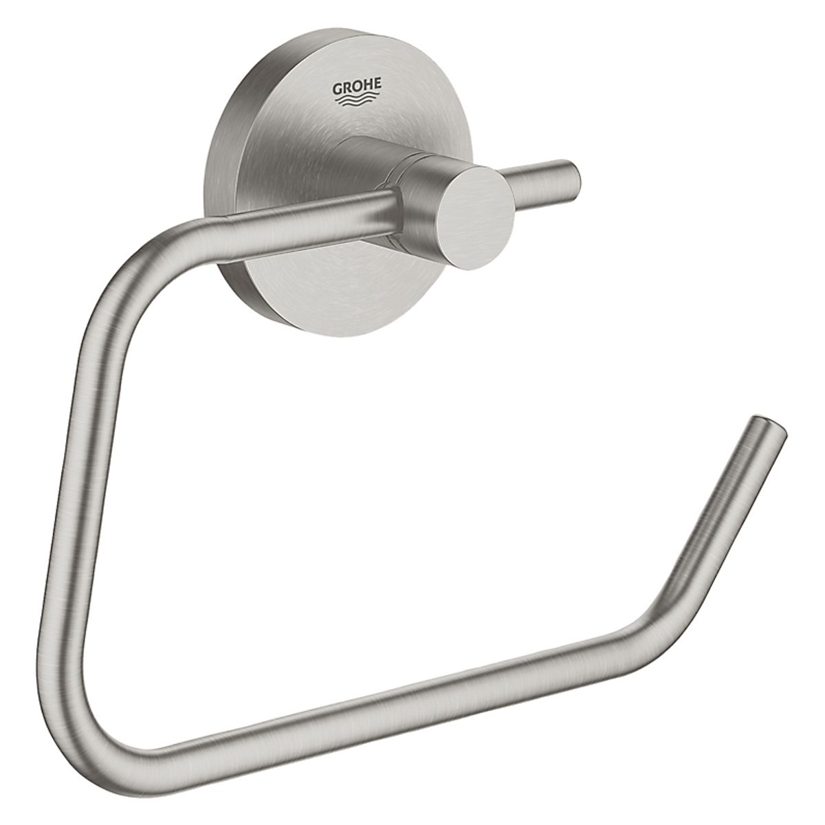 Grohe Start toiletpapirholder metal Supersteel u/låg