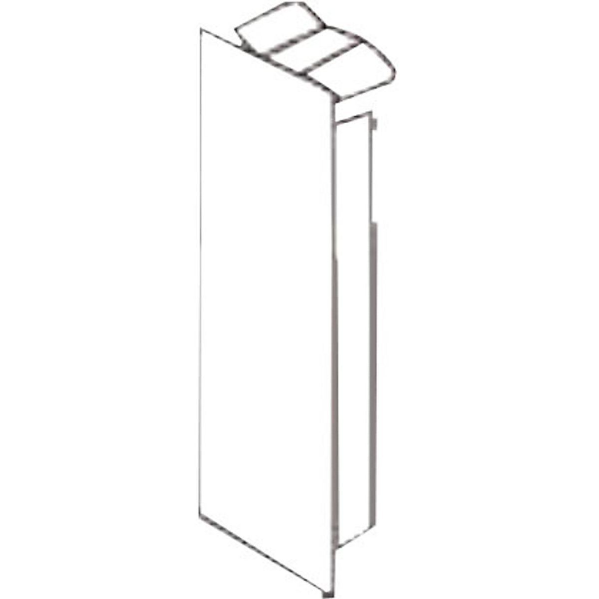 Endestykke M6143 Pg F/Lf20035, sten grå