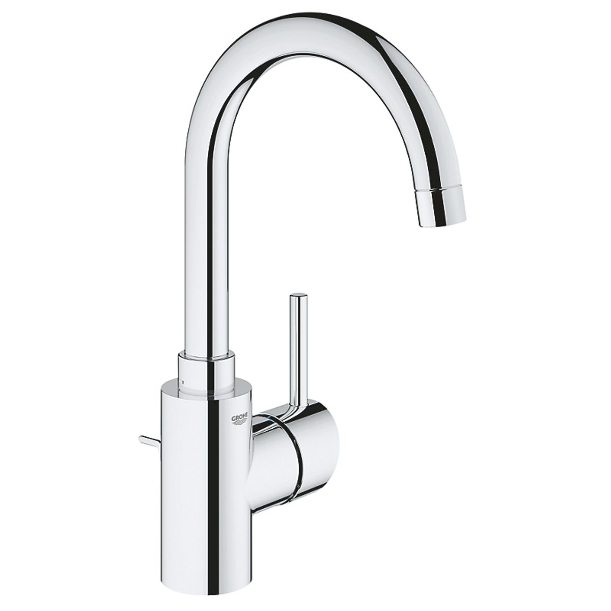 GROHE Concetto håndvaskarmatur L-size zero, med bundventil. Krom