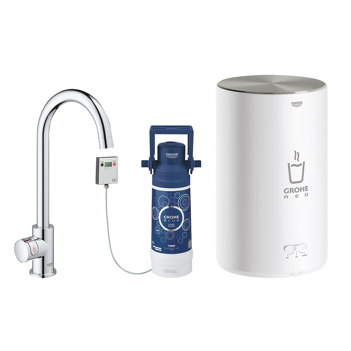 GROHE Red II Mono C-t kedel M Med rund kedel